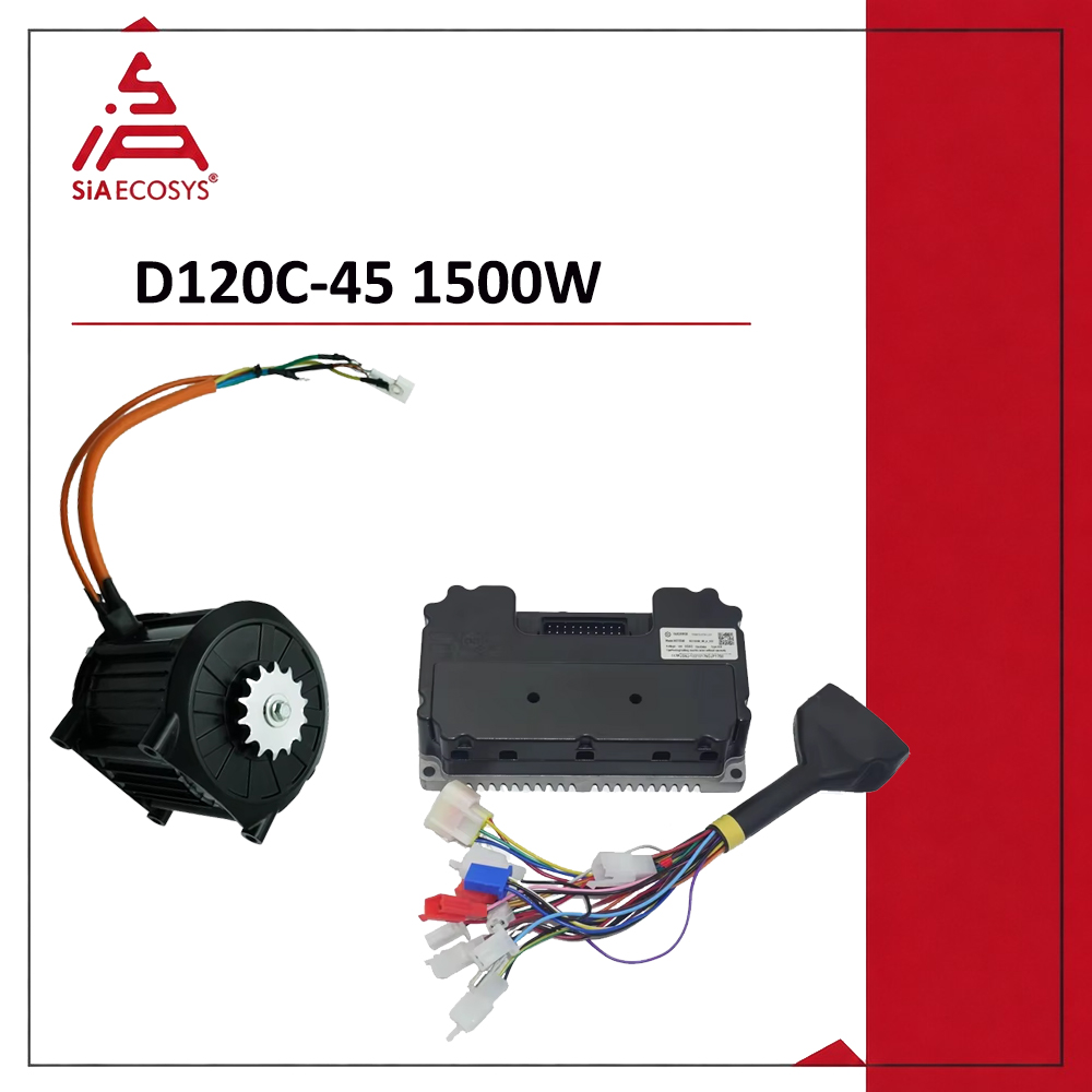 Electric Motorcycle Conversion Kit 72V - QSMOTOR D120C-45, motor de acionamento central