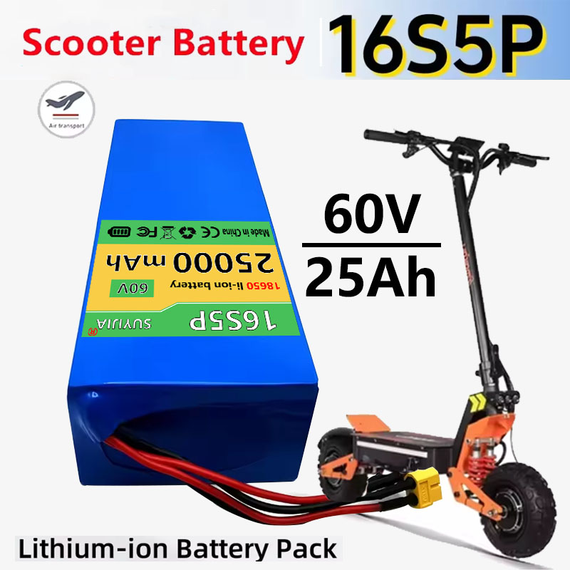 60V 30Ah Electric Scooter Battery - Batería Recarregável De Litio 60V 16S5P