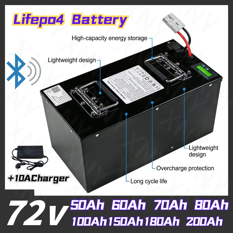 72V 60Ah Lifepo4 Battery Pack - Bateria de Lítio XNY-72V LifePo4 50Ah