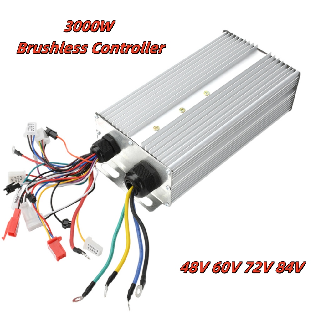 72V 5000W Electric Motorcycle - Controlador inteligente sem escova, 48v, 60v,
