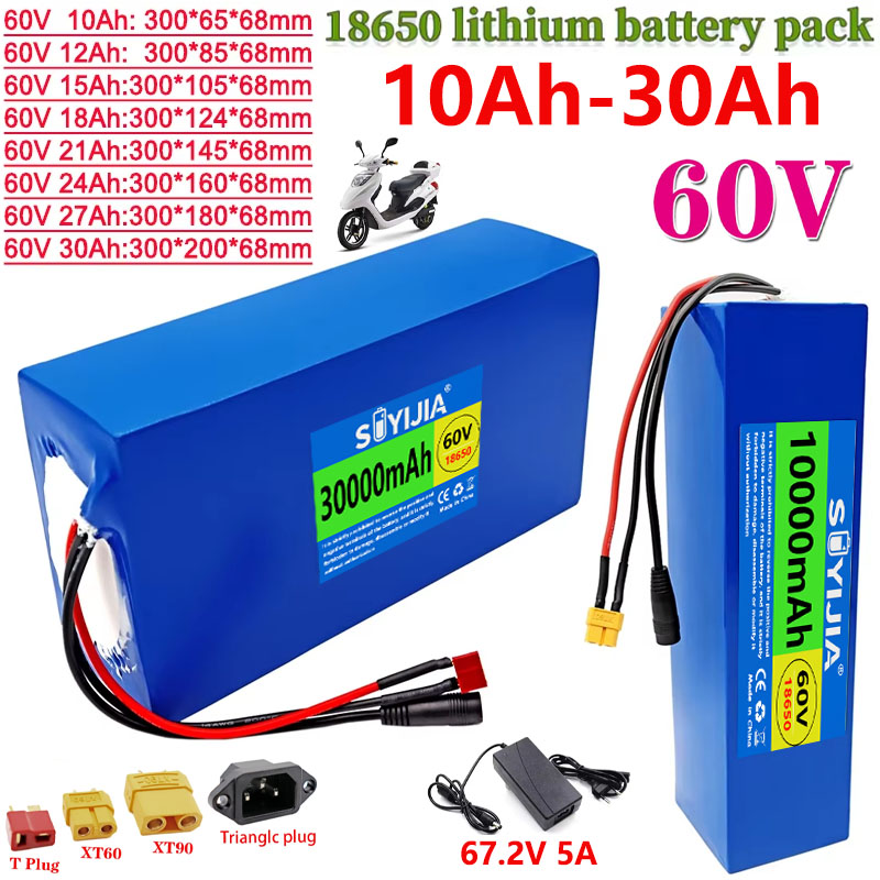 Bateria de Lítio 18650 60V 30A - 60V 30Ah Electric Scooter Battery avaliação e preço