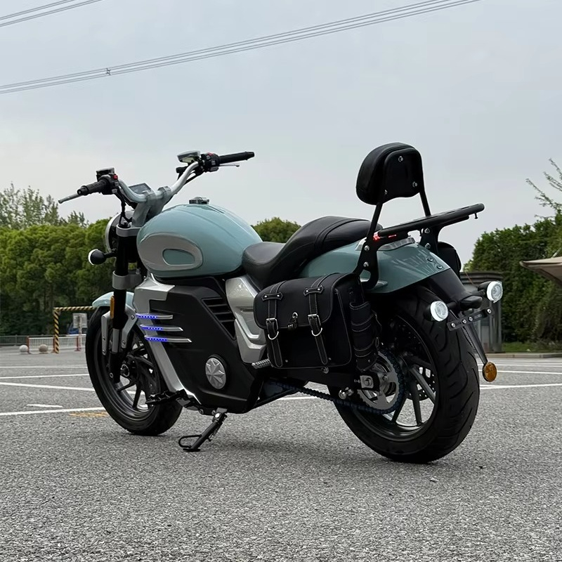 Motocicleta elétrica Retro Pri - 72V 5000W Electric Motorcycle avaliação e preço