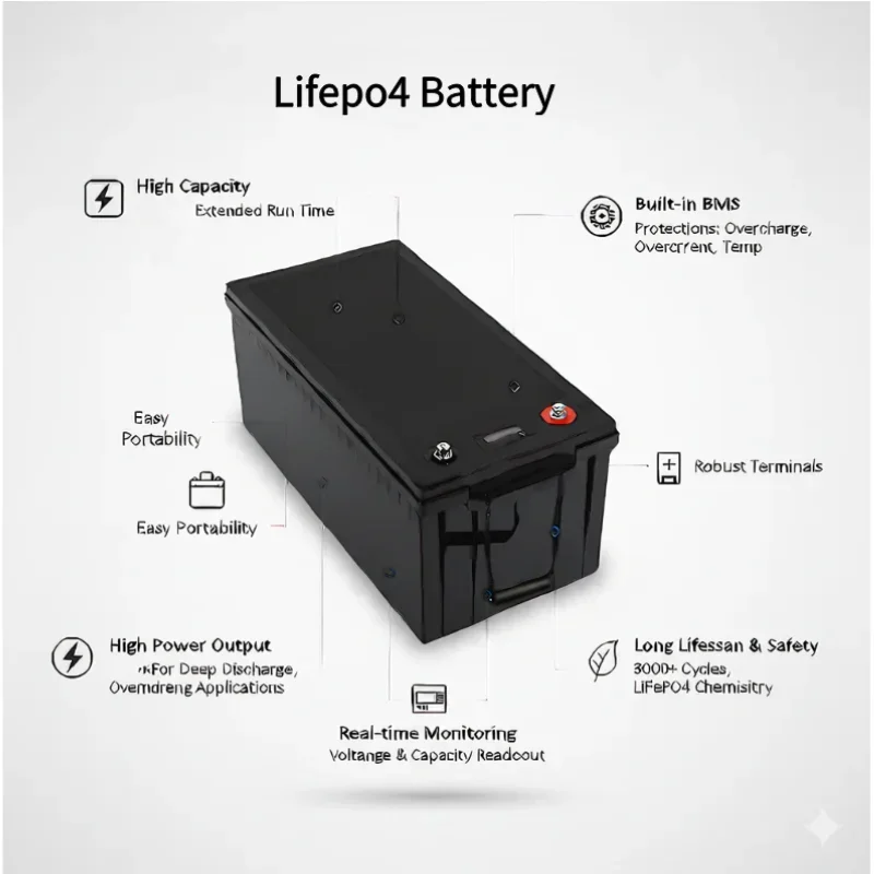 Pacote de bateria LiFePO4 48V  - 72V 60Ah Lifepo4 Battery Pack avaliação e preço