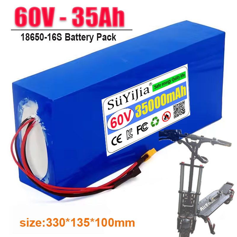 Bateria de Íons de Lítio 18650 - 60V 30Ah Electric Scooter Battery avaliação e preço