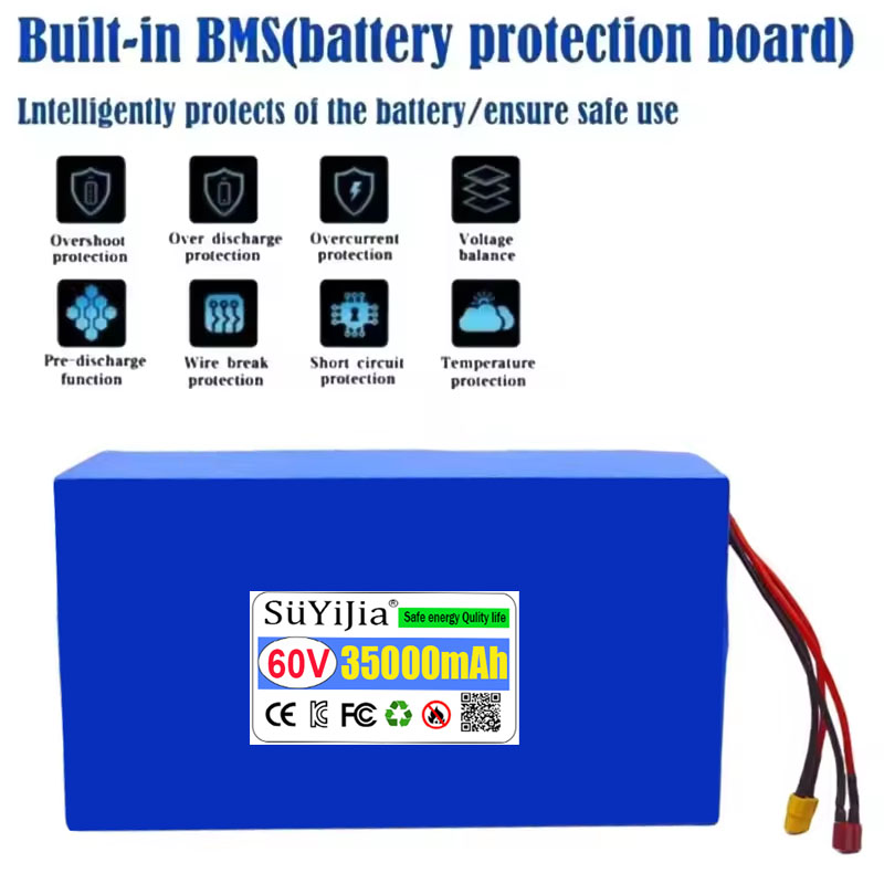 Bateria de Íons de Lítio 18650 - 60V 30Ah Electric Scooter Battery avaliação e preço